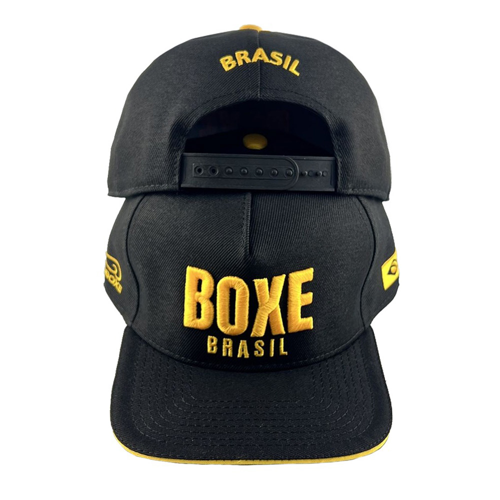 Boné Boxe Brasil Gold Bordado CBBOXE Oficial